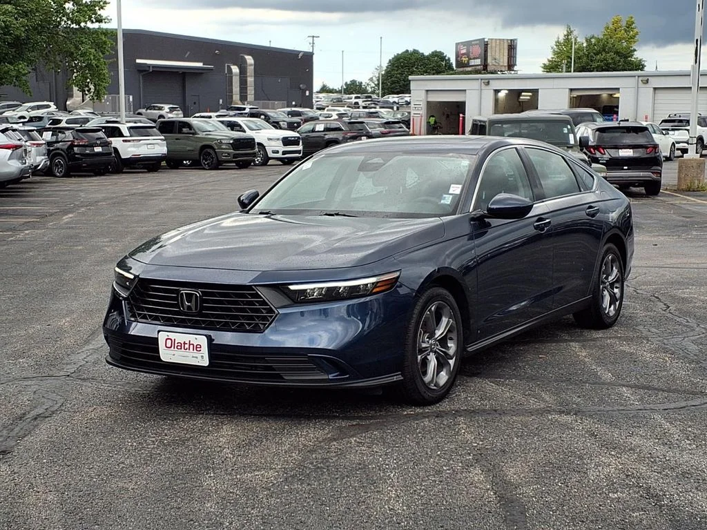 Used 2024 Honda Accord EX with VIN 1HGCY1F33RA057489 for sale in Kansas City