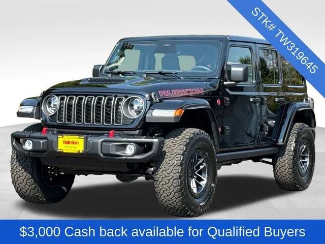New 2026 Black Clearcoat Jeep Rubicon X image 2