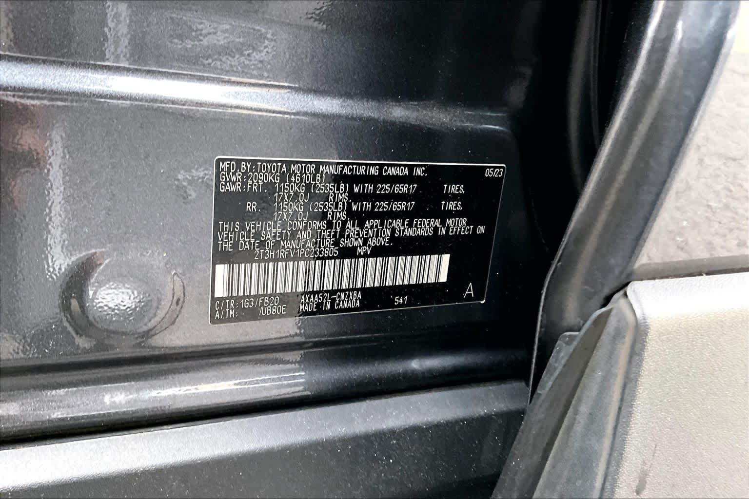 Certified Used 2023 Magnetic Gray Metallic Toyota LE image 34