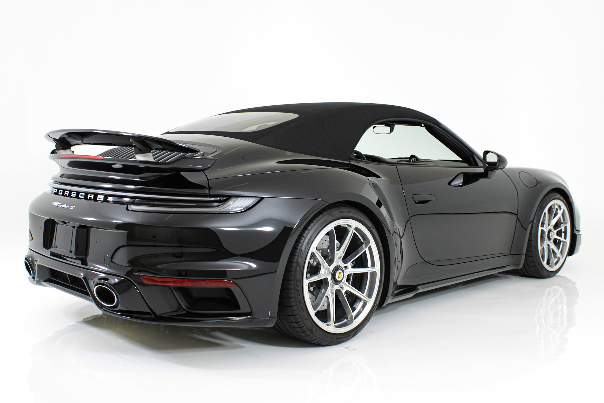 Used 2024 Black Porsche Turbo S Cabriolet image 12
