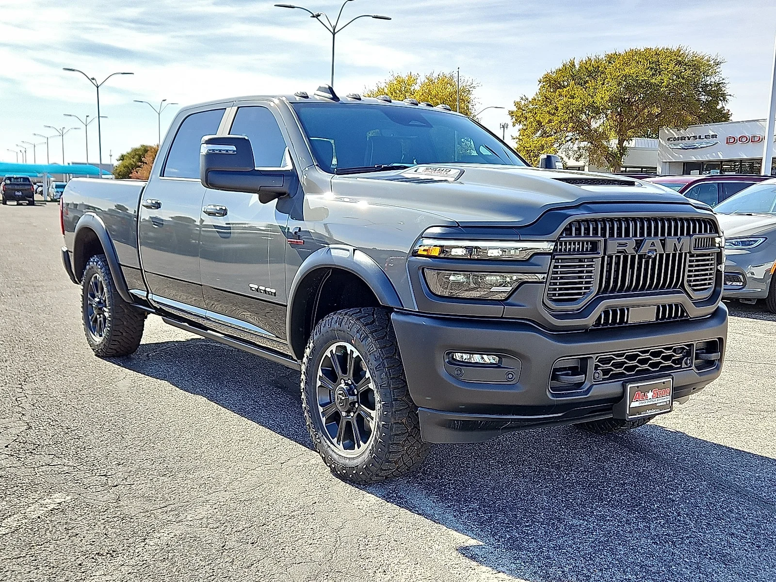 New 2026 Ceramic Gray Ram REBEL CREW CAB 4X4 6