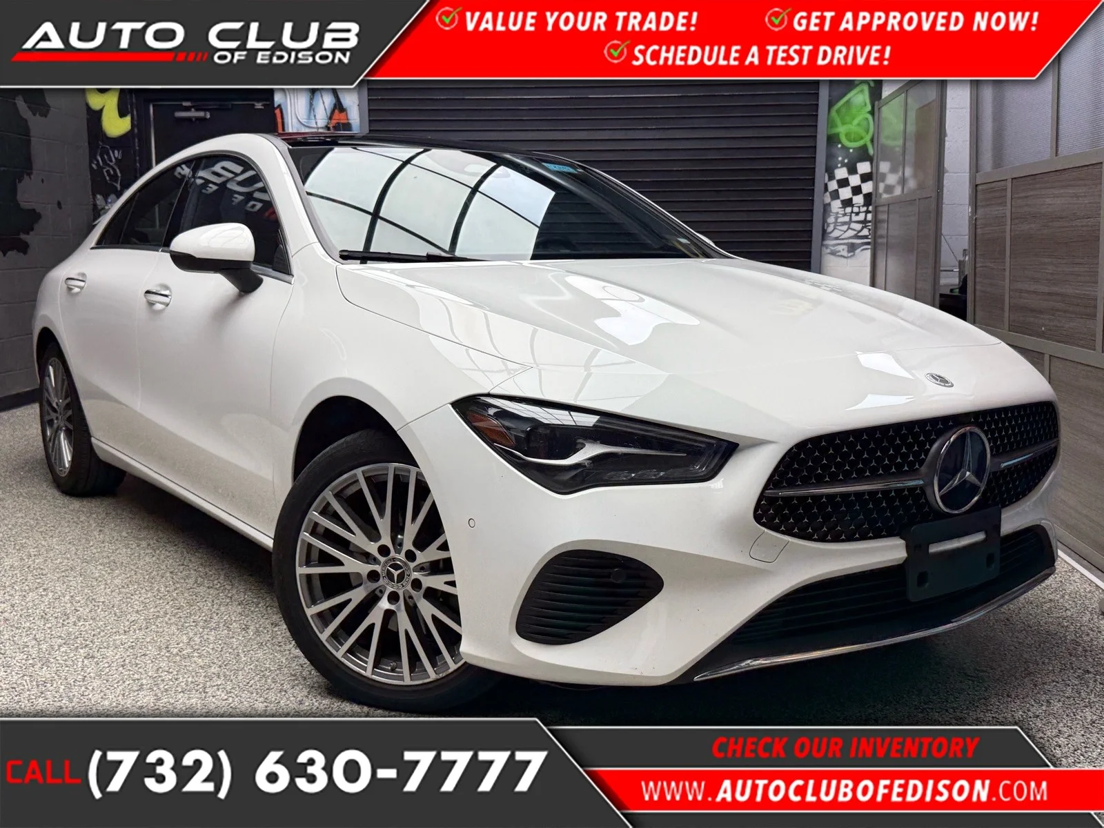 Used 2025 Polar White (149) Mercedes-Benz CLA 250 image 1