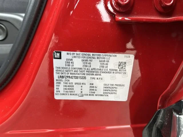 New 2026 Brilliant Red Buick Sport Touring image 37