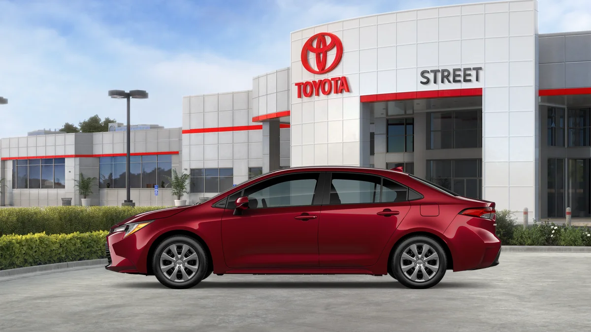 New 2026 Ruby Flare Pearl Toyota LE image 5