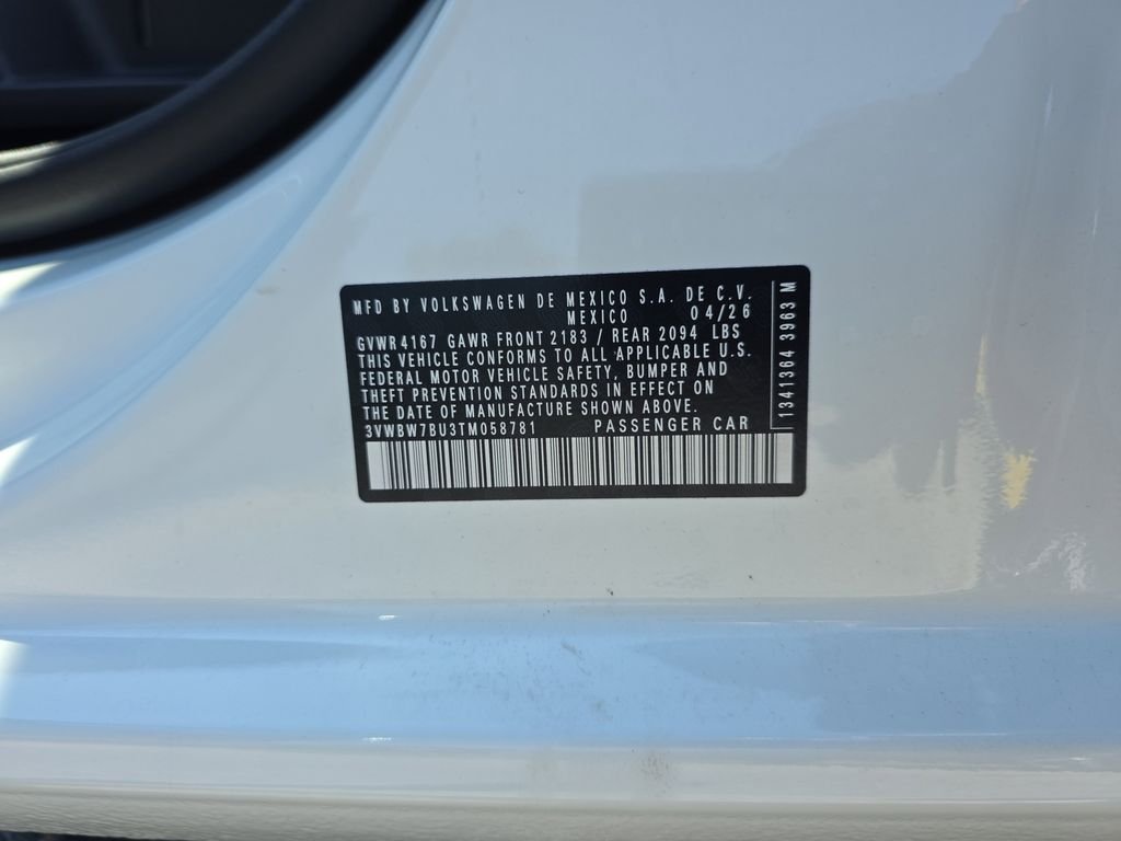 New 2026 White Volkswagen 1.5T Sport image 38