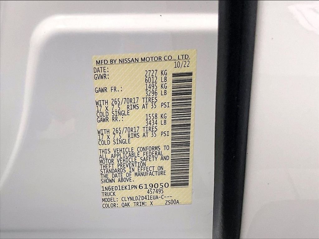 Certified Used 2023 White Nissan PRO-4X image 36