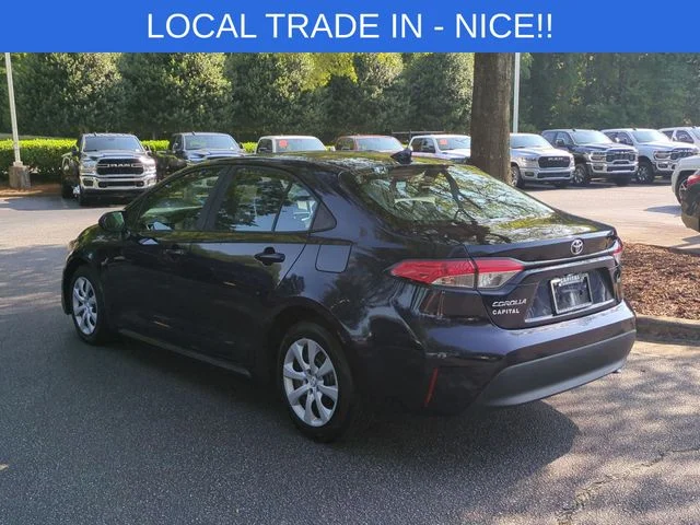 Used 2023 Blue Toyota LE image 3