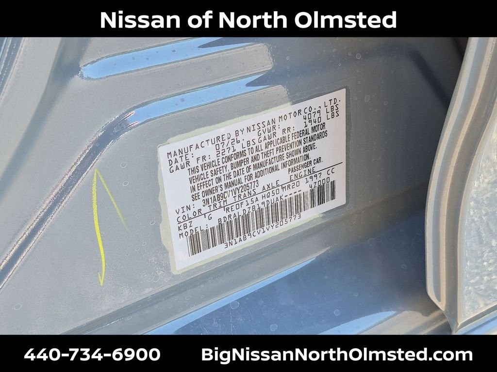 New 2027 Atlantic Gray Metallic Nissan SV image 20