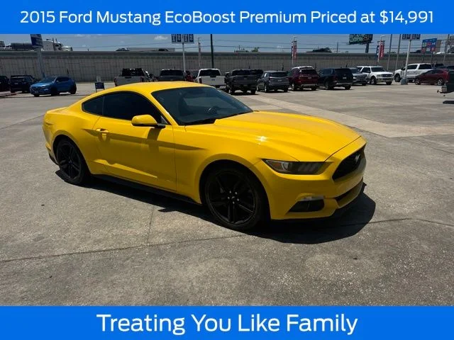Used 2015 Triple Yellow Tri-Coat Ford EcoBoost Premium image 1