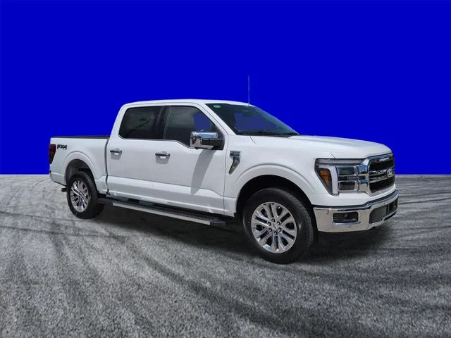 New 2026 Star White Metallic Tri-Coat Ford Lariat® image 2