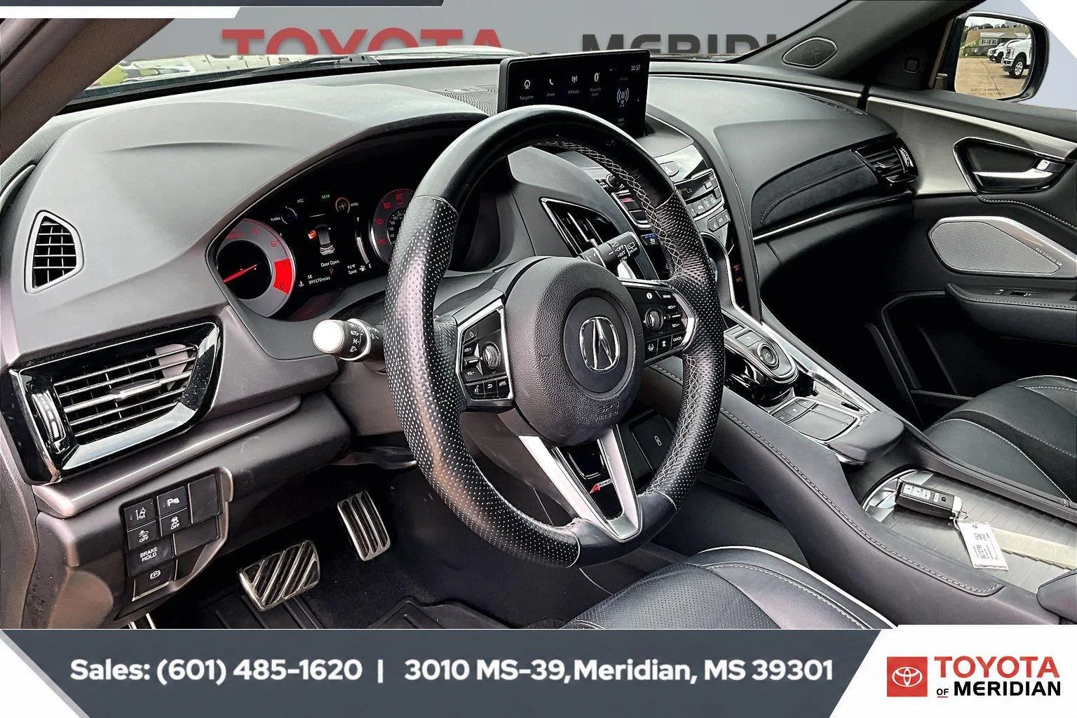 Used 2021 Majestic Black Pearl Acura SH-AWD w/A-SPEC image 12