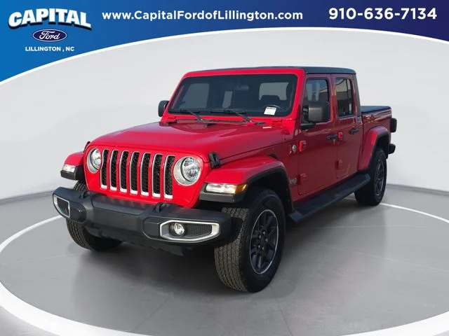 Used 2021 Red Jeep Overland image 1