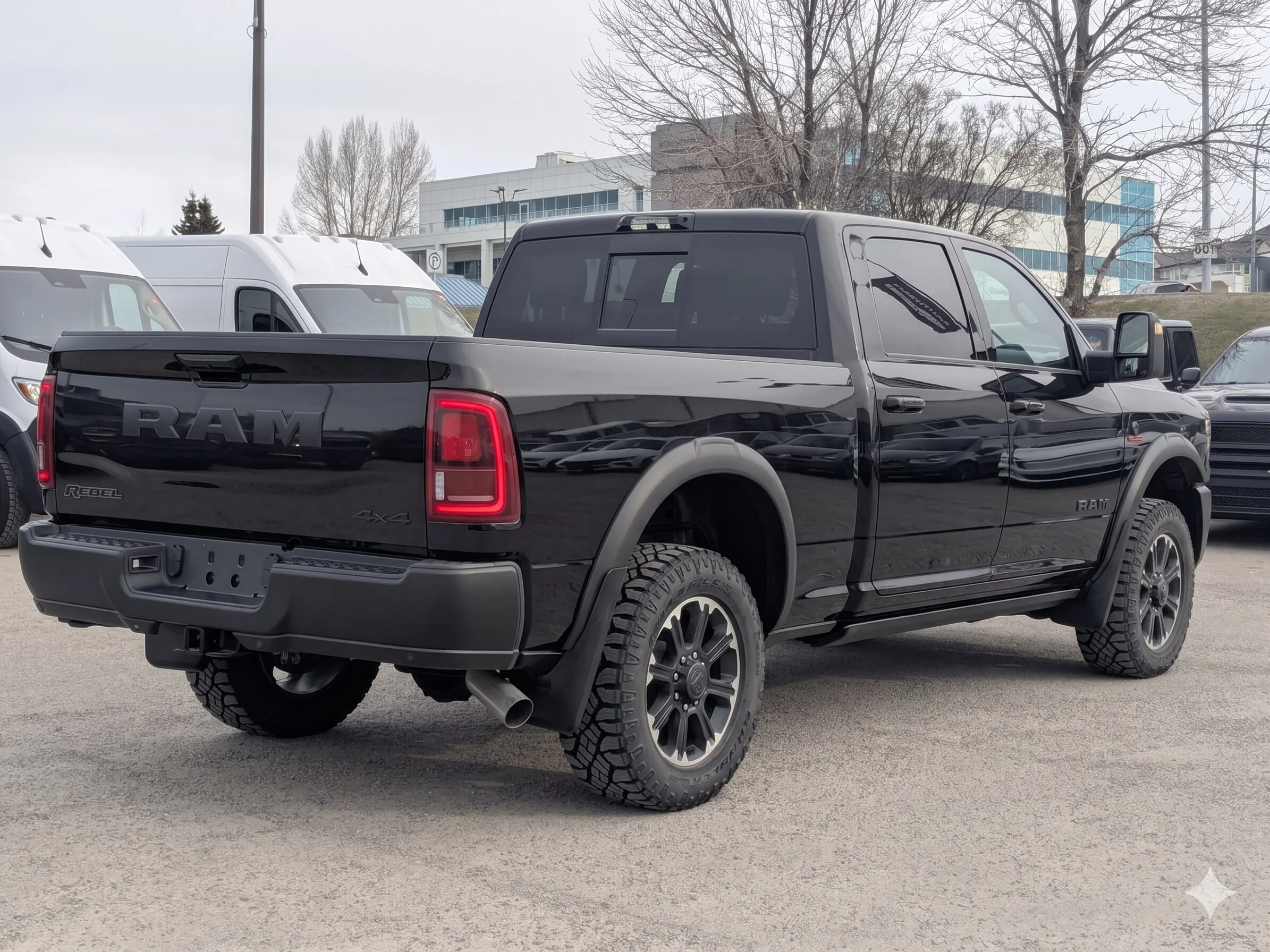 New 2026 Black RAM Rebel - - 6.7L Cummins HO - Rebel Lvl 2 Grp - Rear Air Susp - 5th Wheel/Gooseneck Prep & More image 8