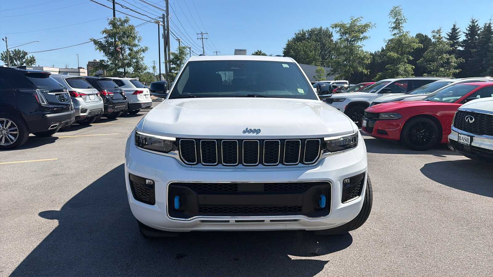 Used 2023 Bright White Clearcoat Jeep Overland image 2