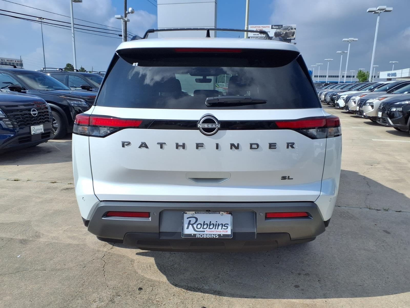 2026 Nissan Pathfinder SL White at Robbins Nissan