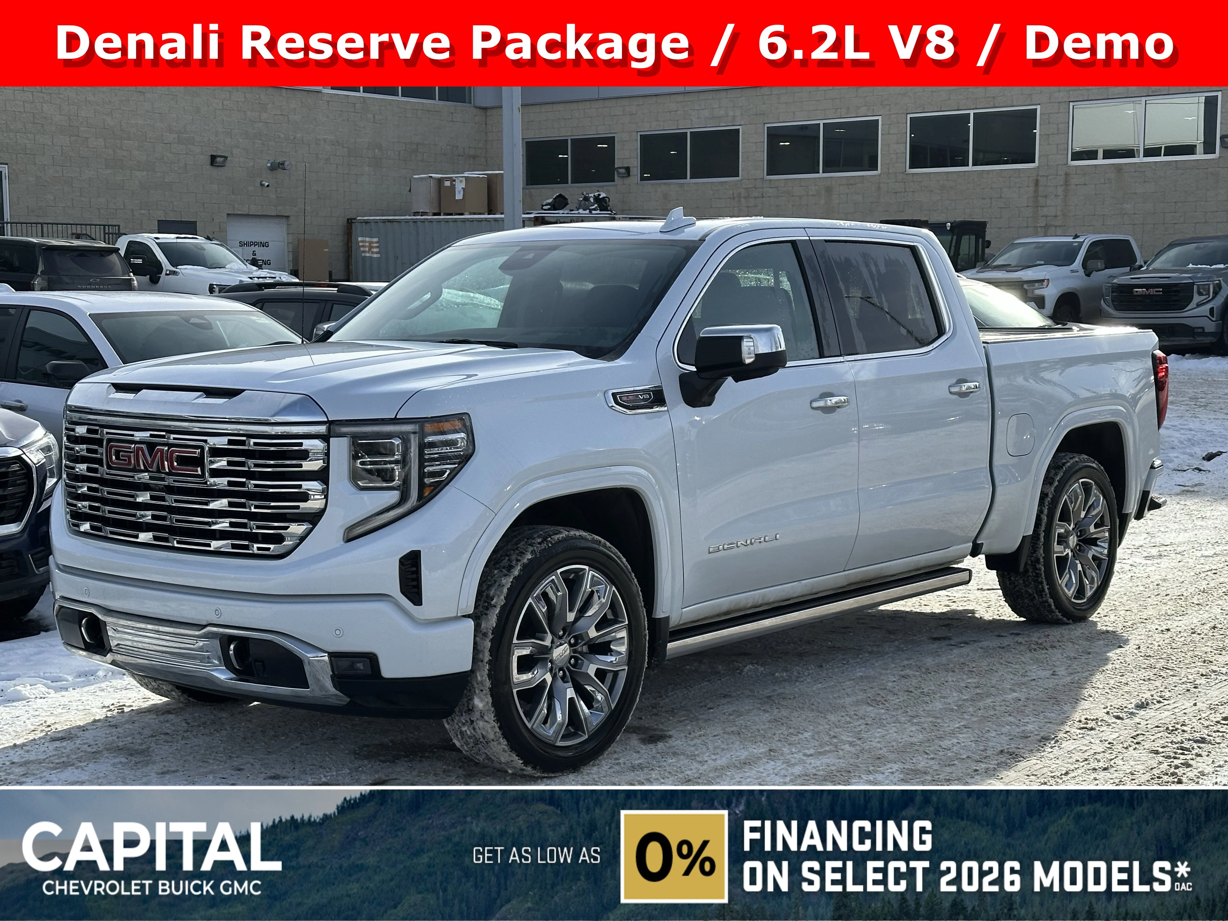 New 2026 Glacier White Tricoat GMC Denali image 1