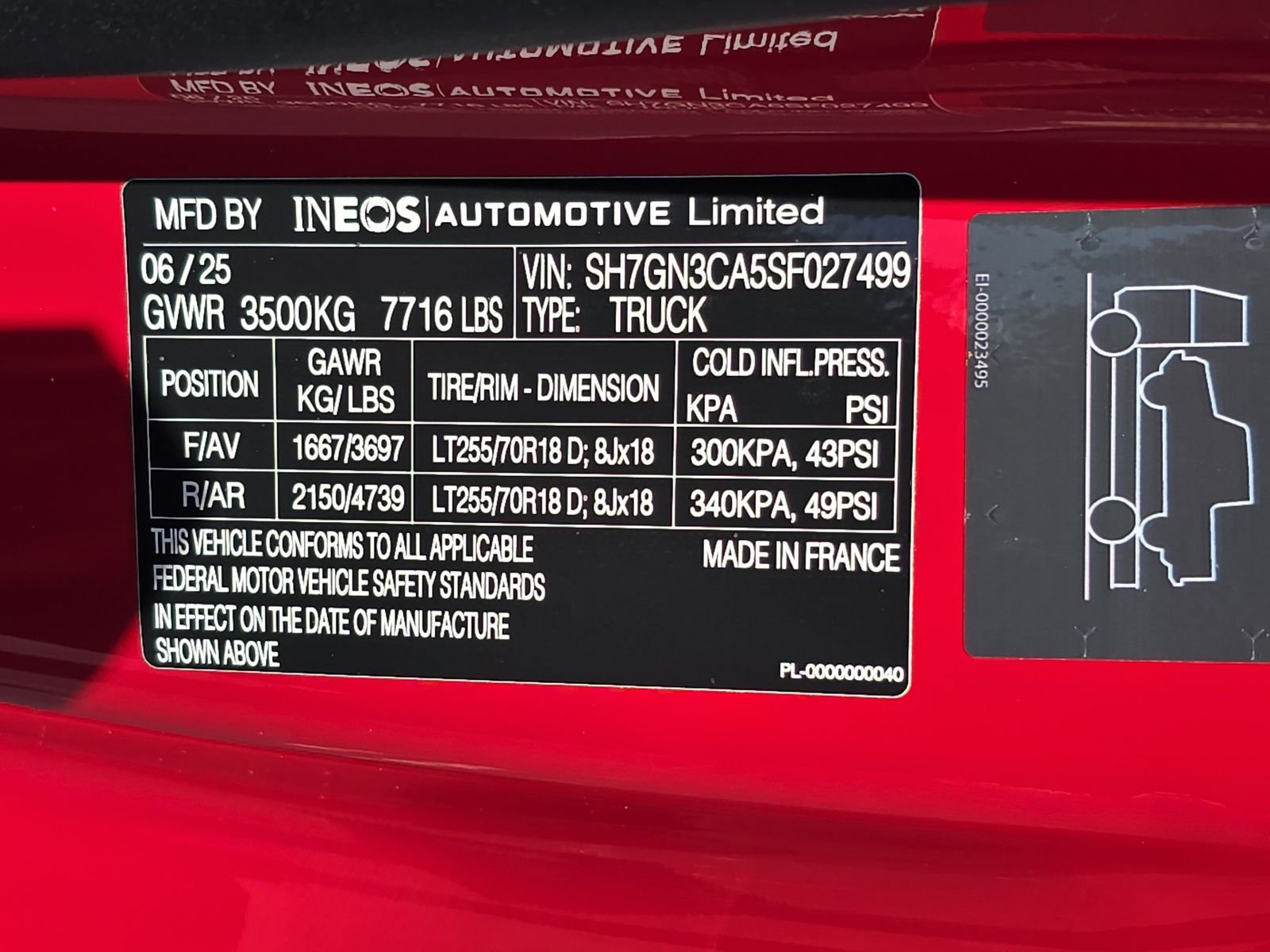 Used 2025 Red INEOS Fieldmaster Edition image 30