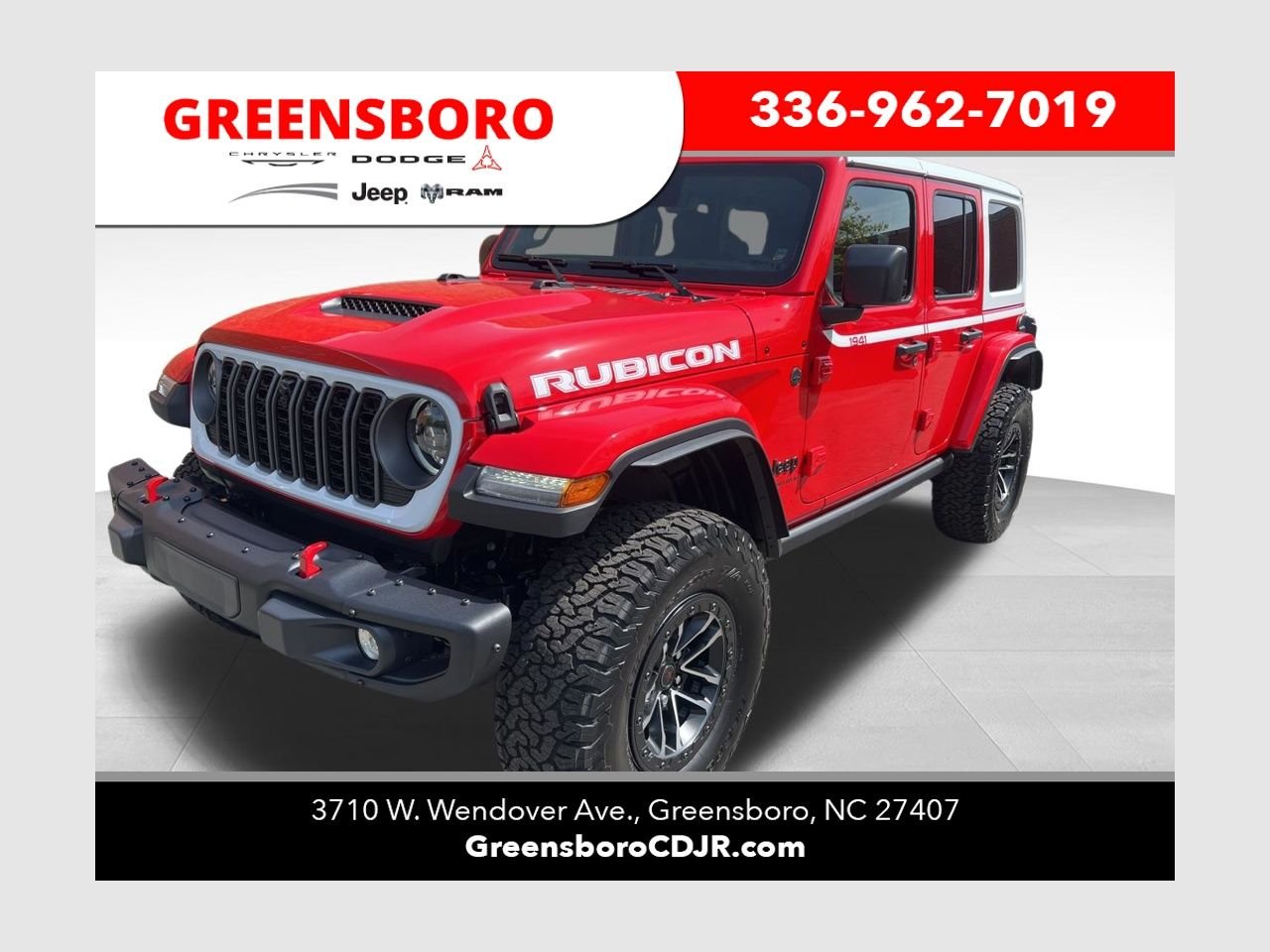 New 2026 Firecracker Red Clearcoat Jeep Rubicon X image 1