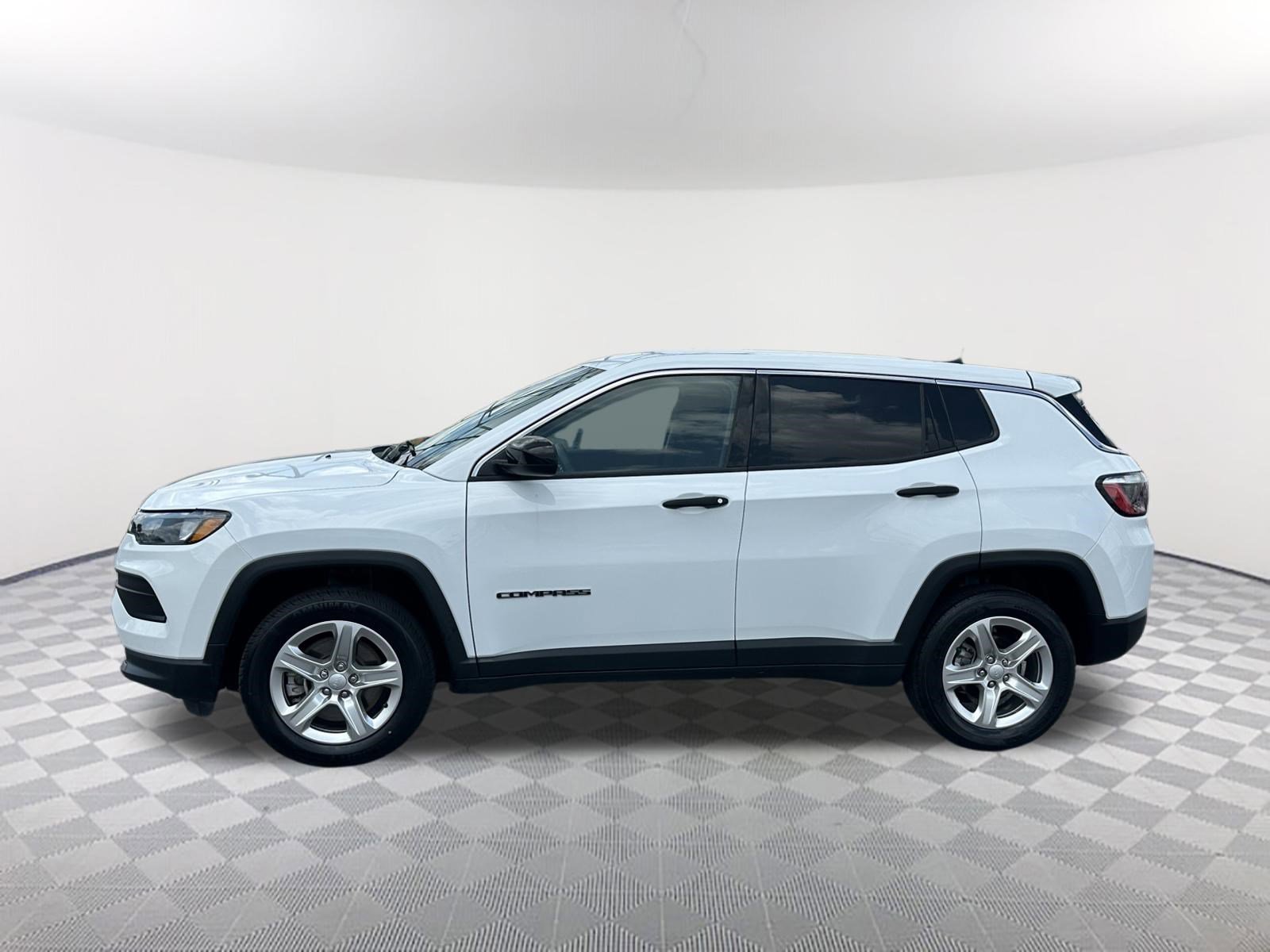 Used 2023 Bright White Clearcoat Jeep Sport image 8
