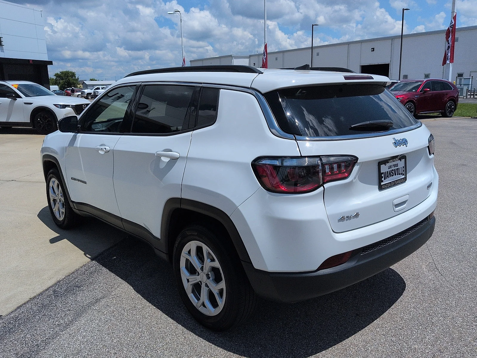 Used 2024 Bright White Clearcoat Jeep Latitude image 5