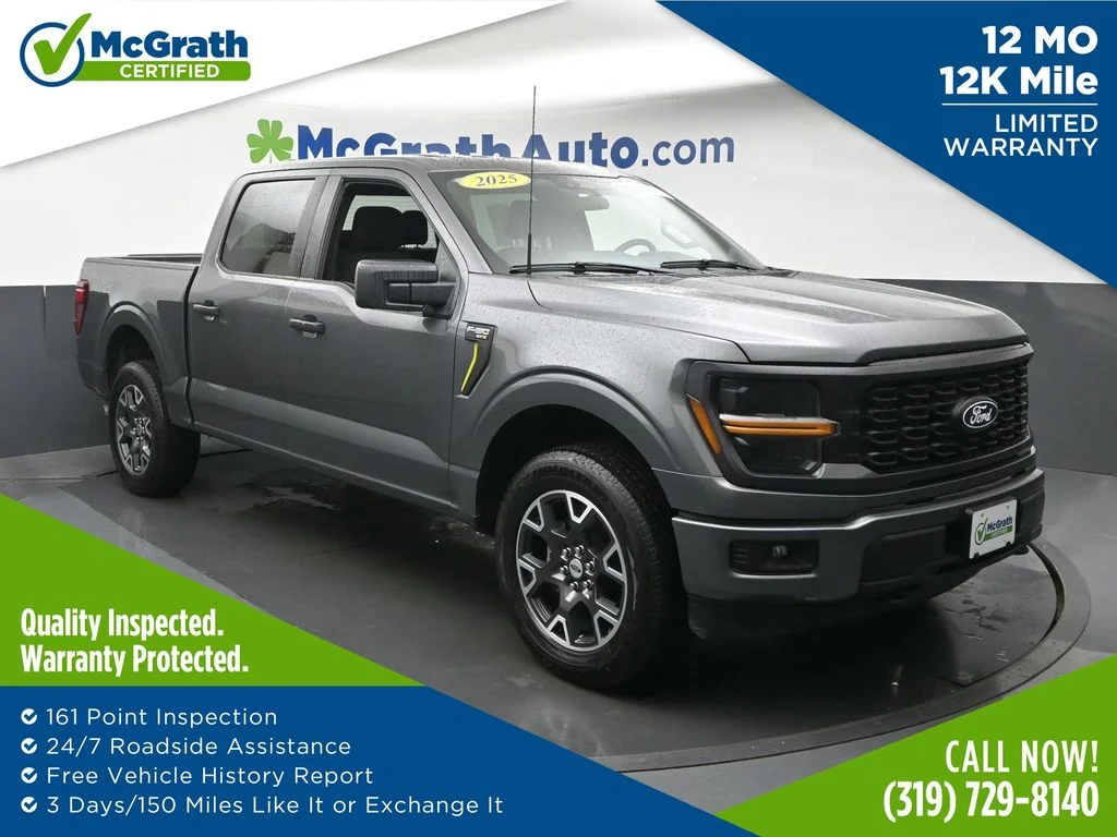 Certified Used 2025 Gray Ford STX image 1