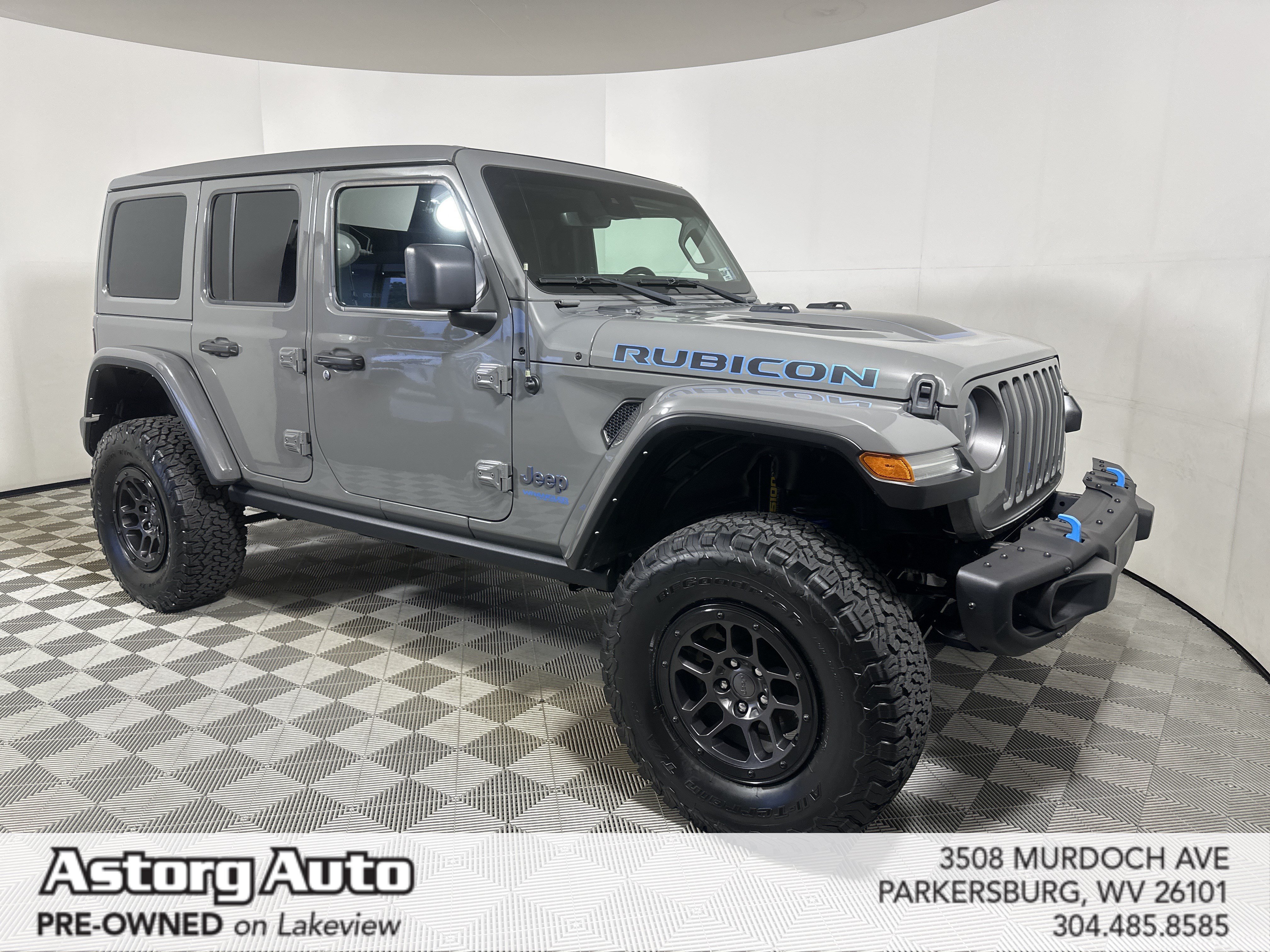 Certified Used 2022 Sting-Gray Clearcoat Jeep Unlimited Rubicon image 1