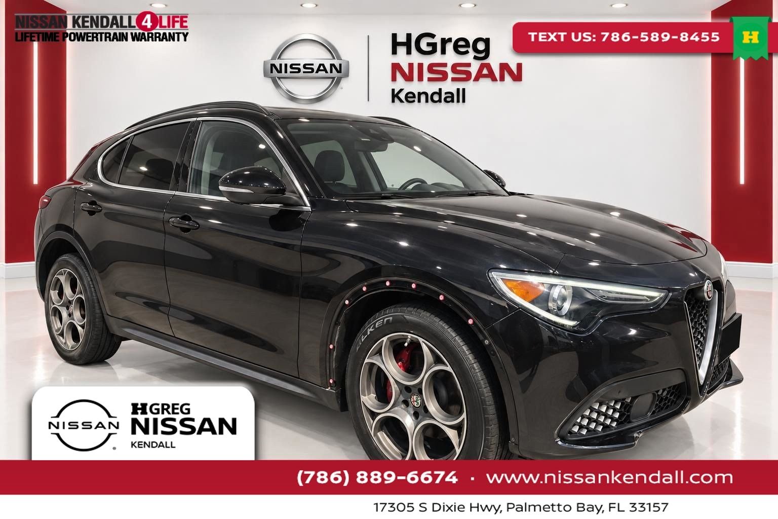 Used 2018 Black Alfa Romeo Base image 1