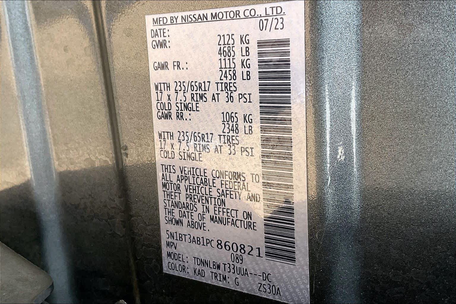 Used 2023 Gun Metallic Nissan S image 32