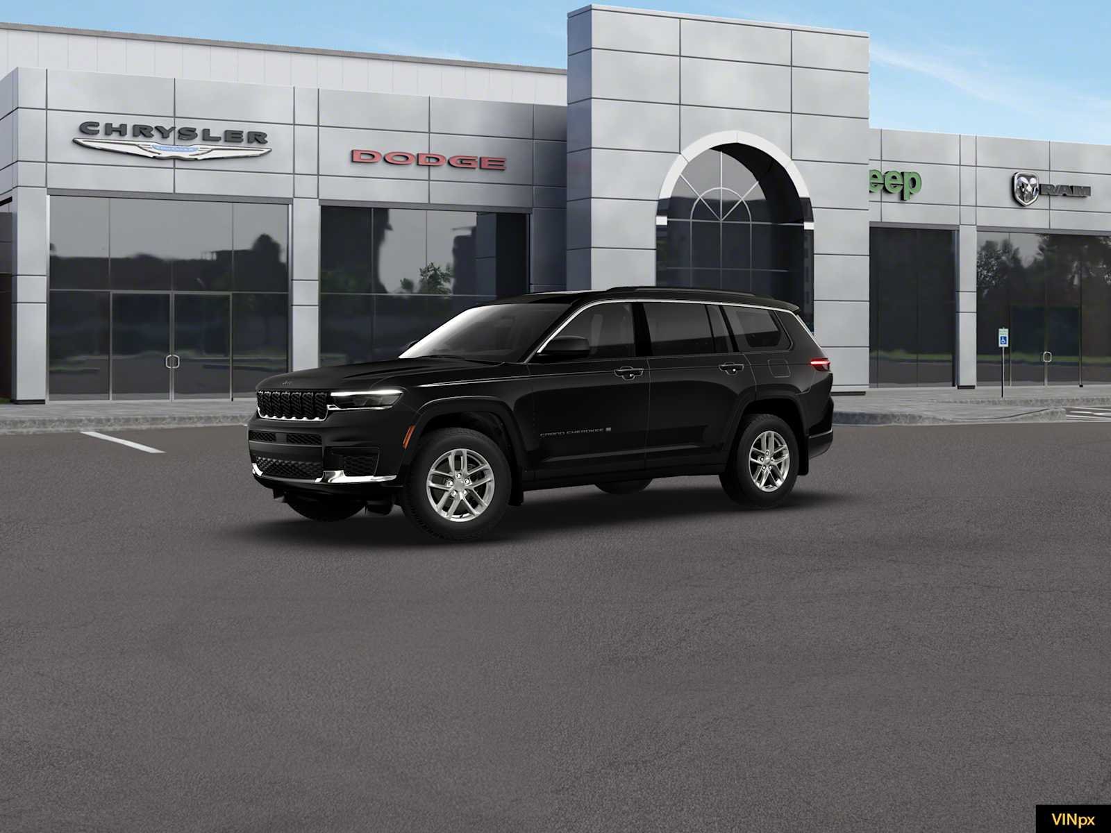 New 2026 Diamond Black Crystal Pearlcoat Jeep Laredo X image 2