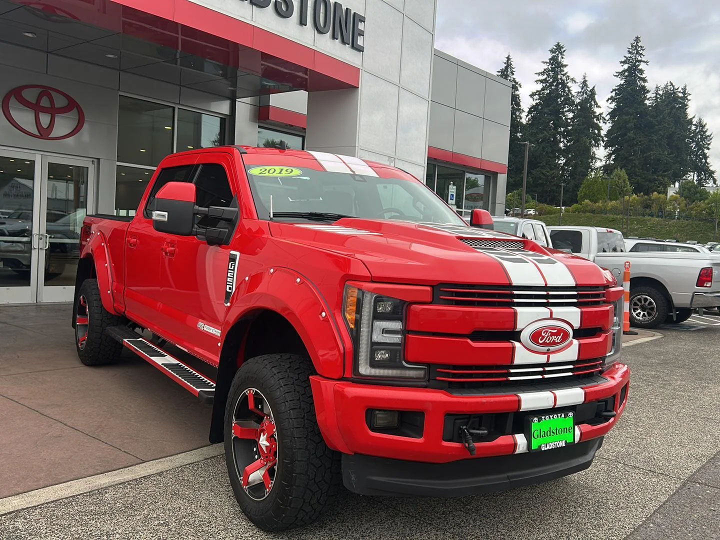 Used 2019 Race Red Ford LARIAT image 6