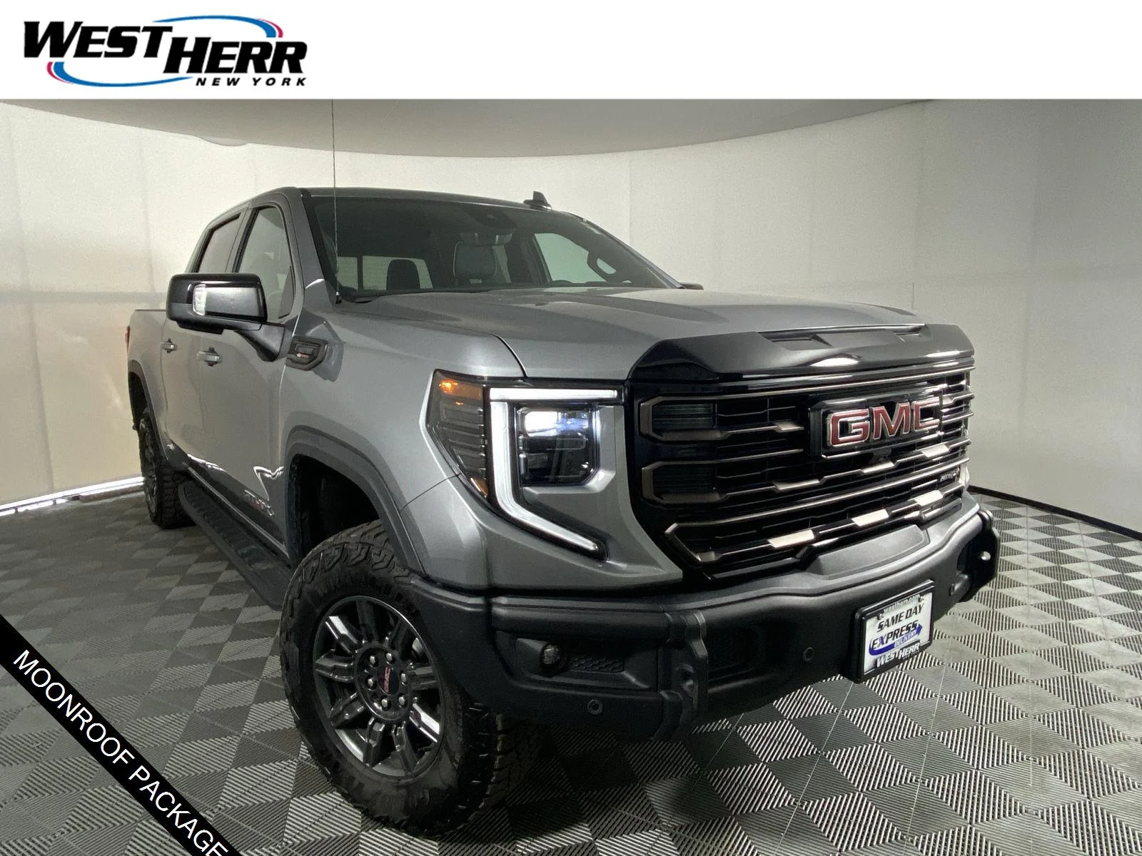 Used 2024 Sterling Metallic GMC AT4X image 1