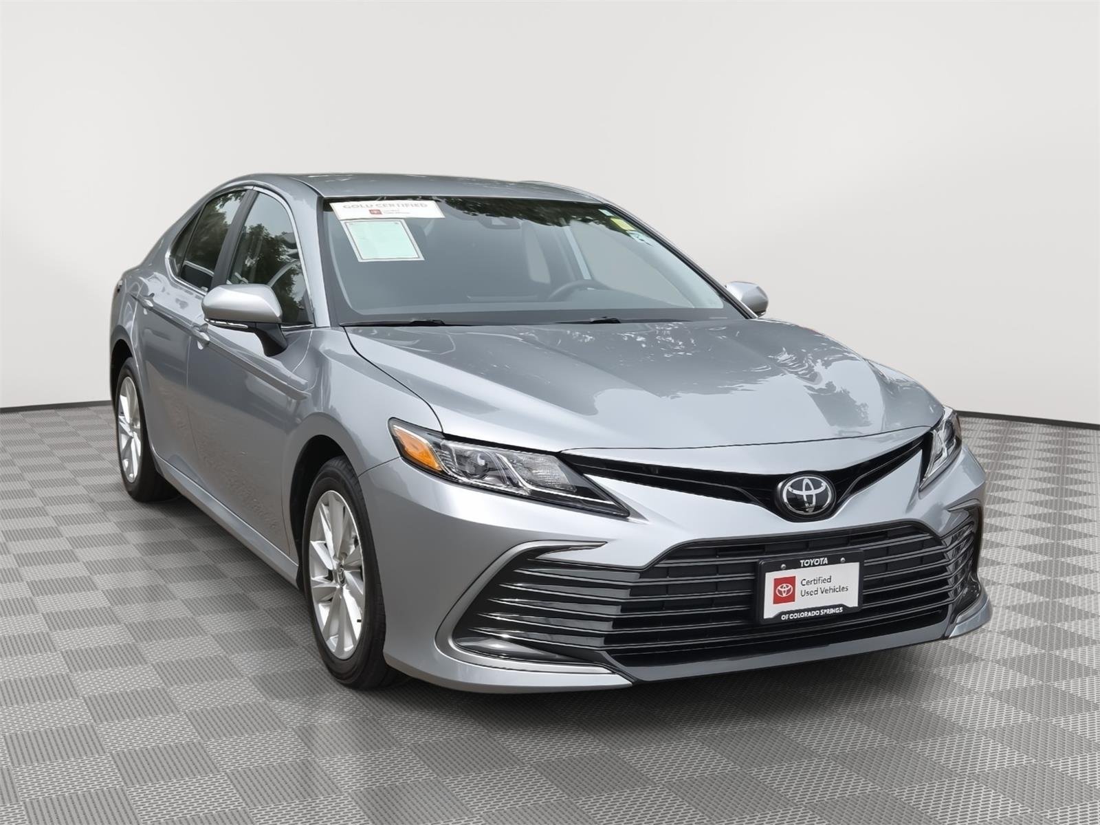 Certified Used 2023 Celestial Silver Metallic Toyota LE image 1