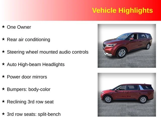 Used 2024 Red Kia LX image 3