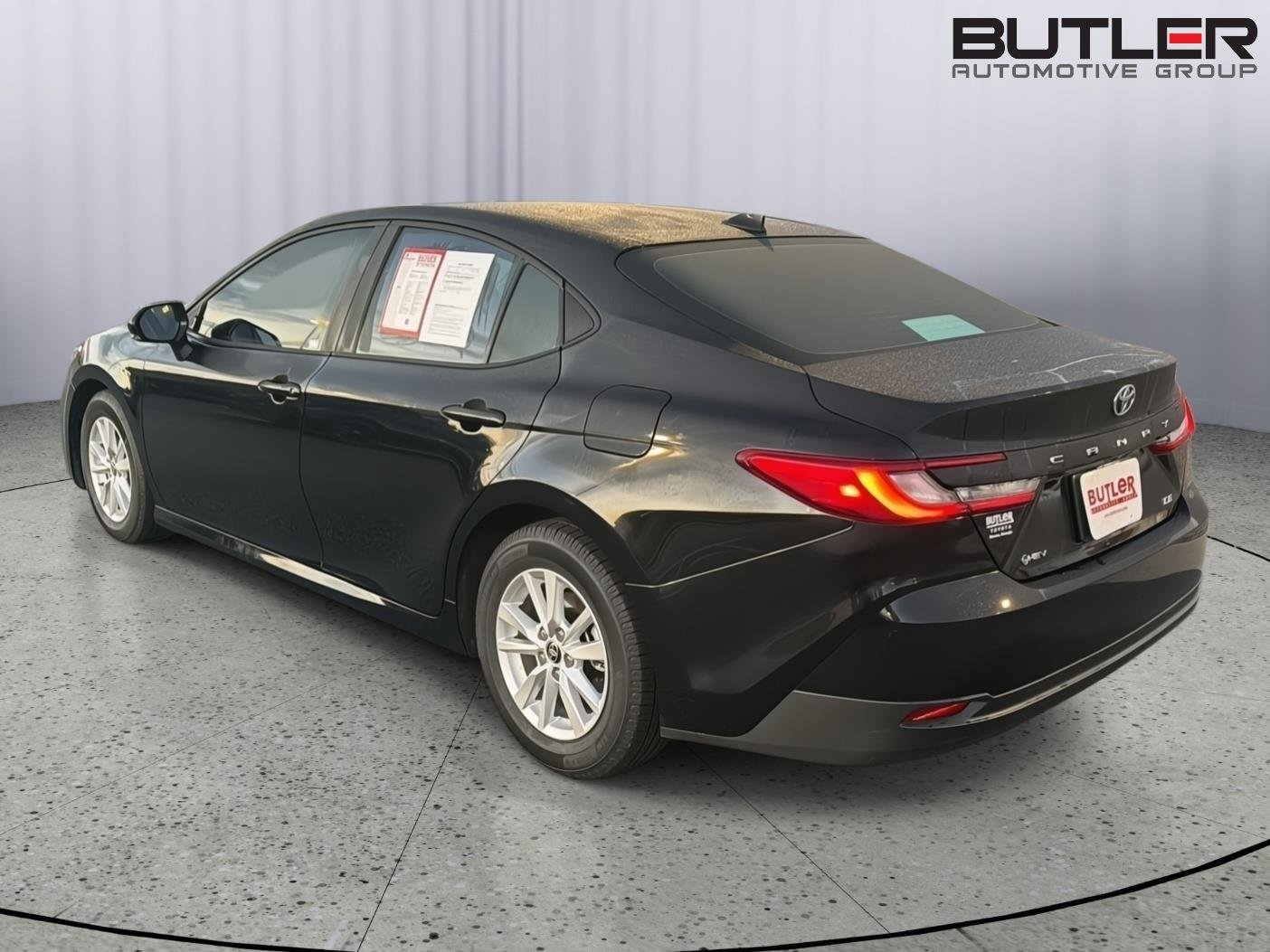 Certified Used 2025 Midnight Black Metallic Toyota LE image 4