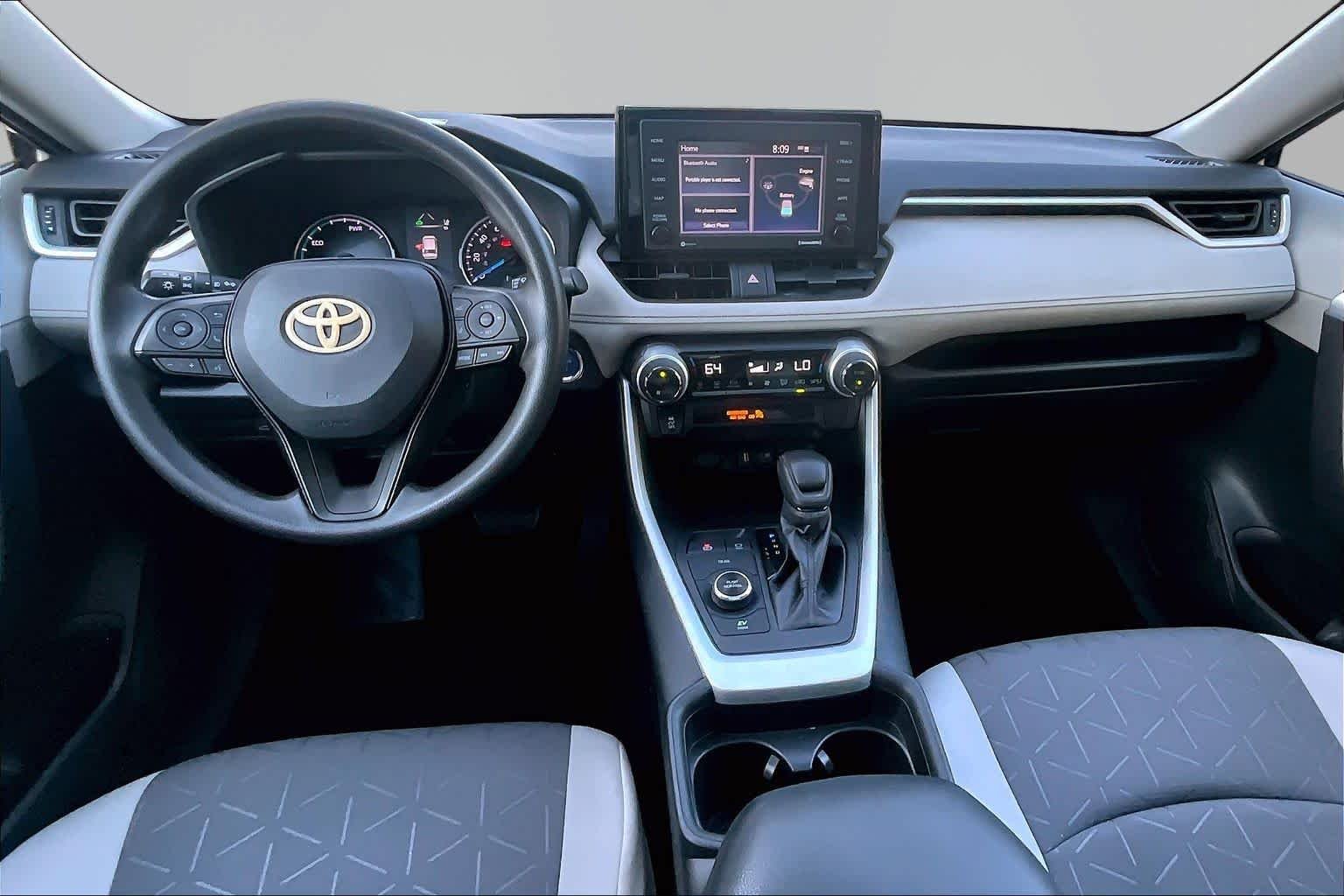Used 2021 Silver Sky Metallic Toyota Hybrid XLE image 16