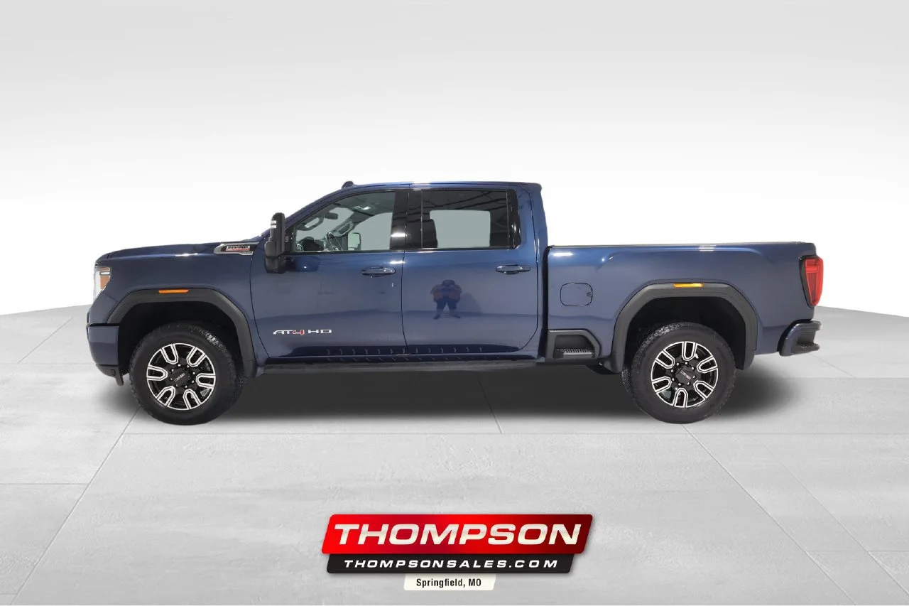 Certified Used 2022 PACIFIC BLUE METALLIC GMC AT4 image 1