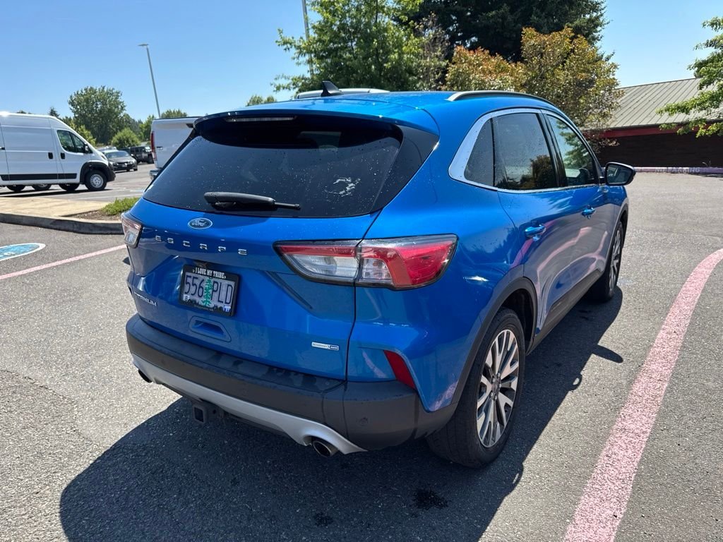 Used 2020 Blue Ford Titanium image 9