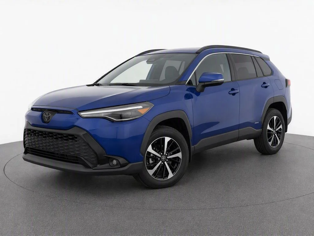 Used 2024 Blue Toyota Hybrid XSE image 1