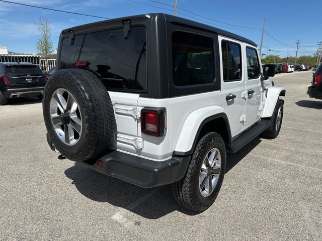 Used 2020 White Jeep Unlimited Sahara image 7