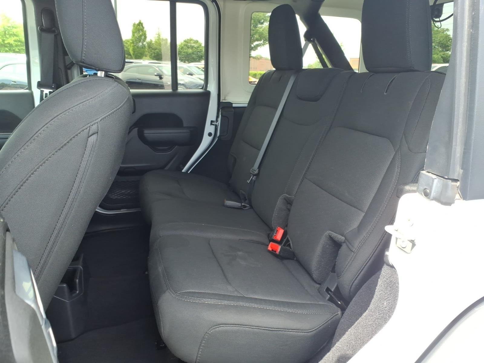 Used 2021 Bright White Clearcoat Jeep Unlimited Willys Sport image 18