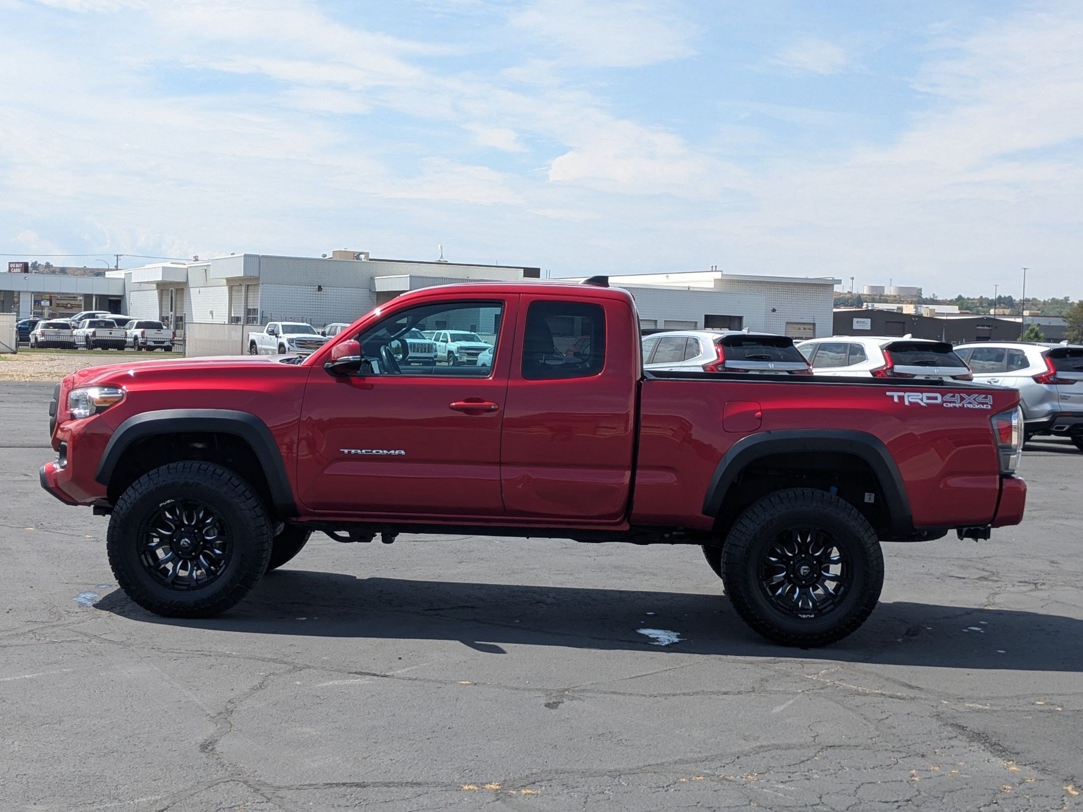Used 2021 Barcelona Red Metallic Toyota TRD Off Road image 7