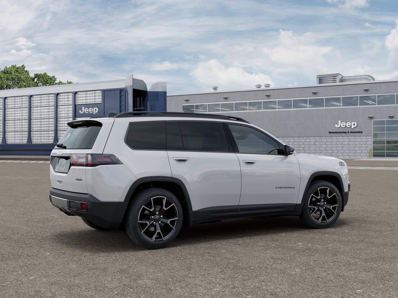 New 2026 Bright White Clear-Coat Exterior Paint Jeep Overland image 2