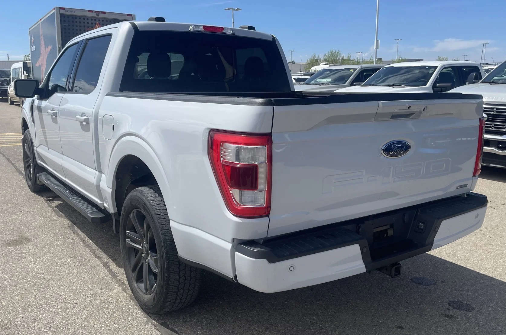 Used 2021 White Ford LARIAT SuperCrew   EcoBoost™ image 3