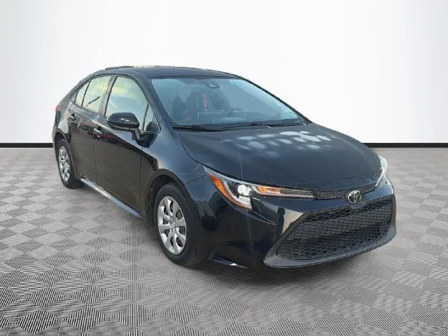 Used 2021 Black Toyota LE image 1