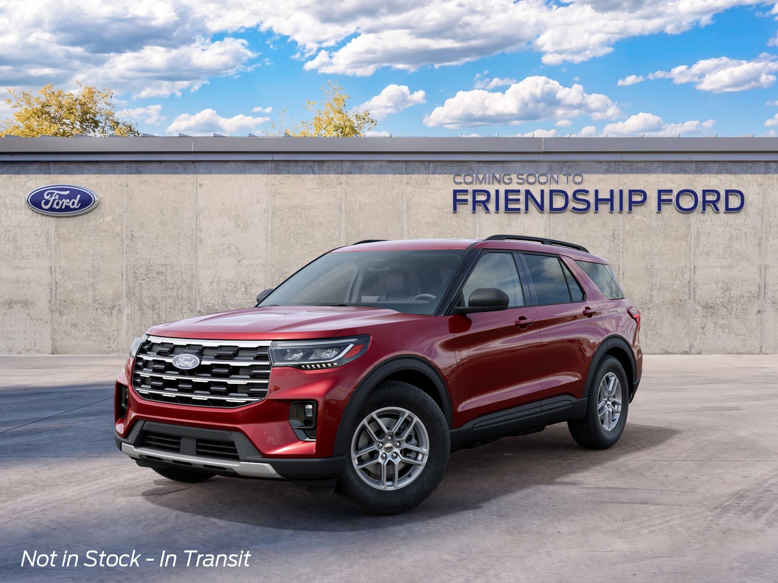 New 2027 Ruby Red Metallic Tinted Clearcoat Ford Active image 2