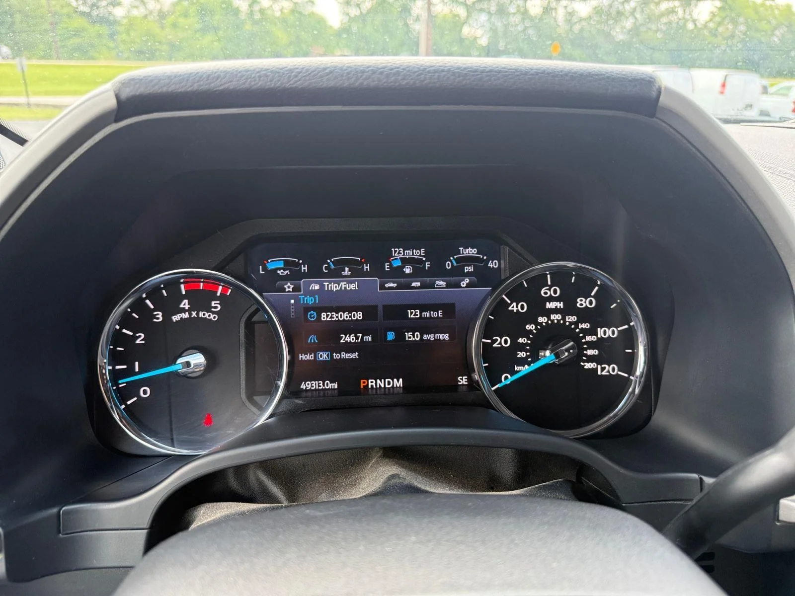 Used 2021 Velocity Blue Metallic Ford LARIAT image 4