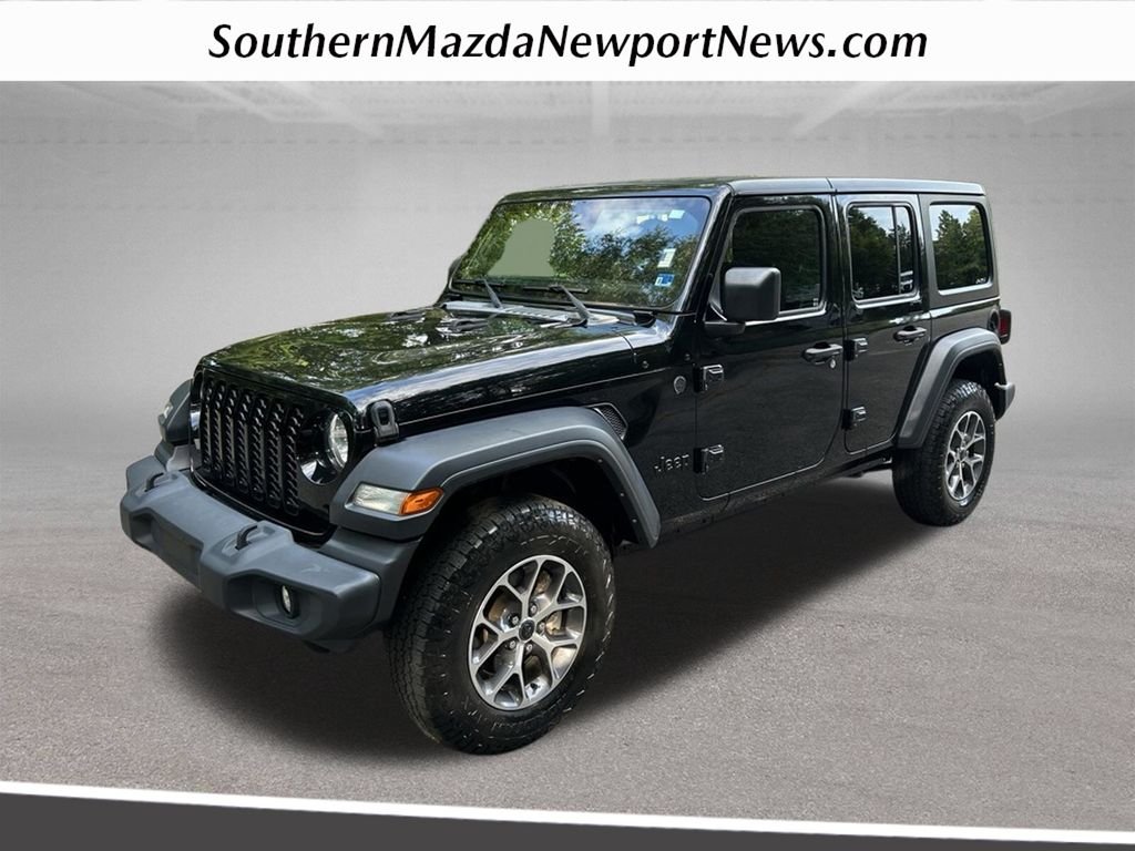 Used 2024 Black Jeep Sport S image 1