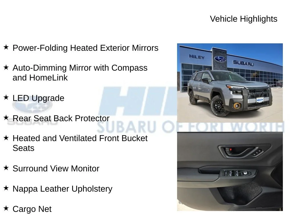 New 2026 ICE SILVER METALLIC Subaru Wilderness image 10