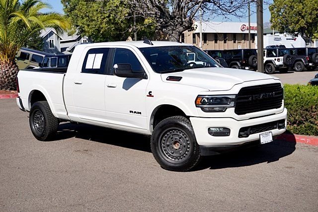 Used 2020 White Ram Laramie Night Edition image 2