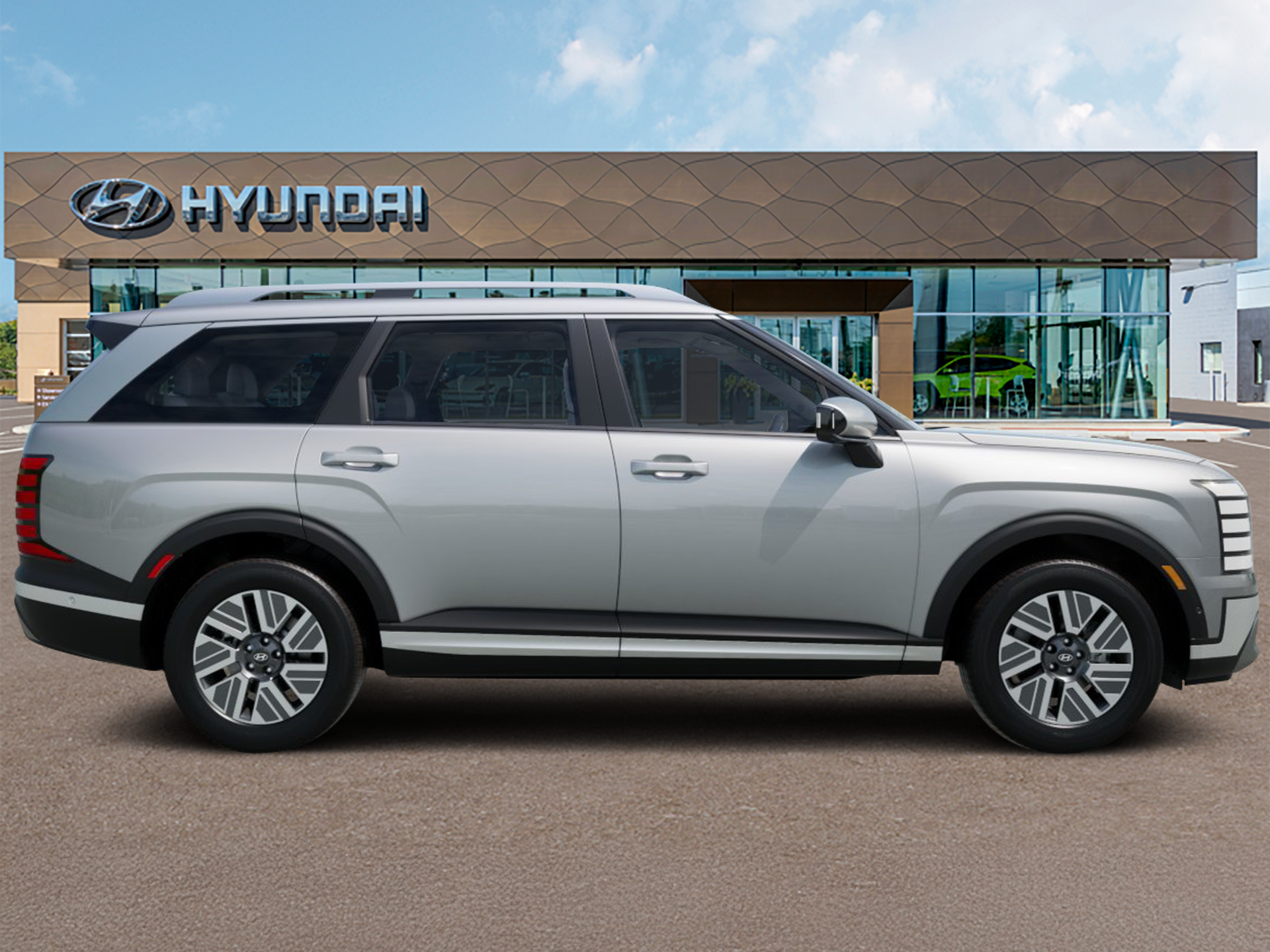 New 2027 Silver Hyundai Blue SEL Premium 7P image 6